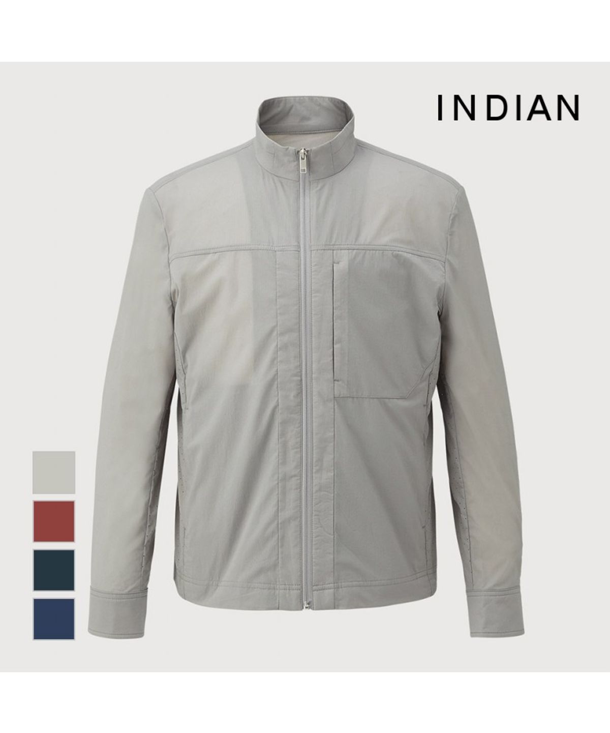 인디안(INDIAN) 전략 홑겹 점퍼_MIECL4M2401