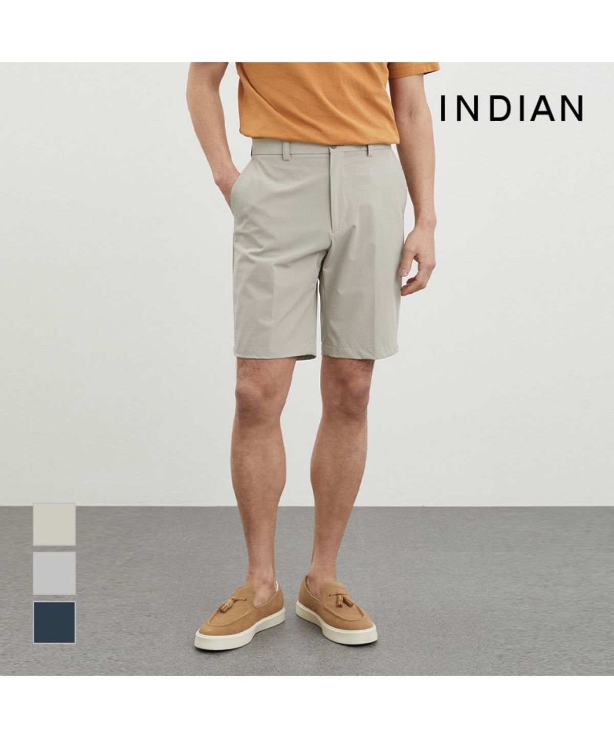 인디안(INDIAN) 컬러 반바지_MITDS4M4441