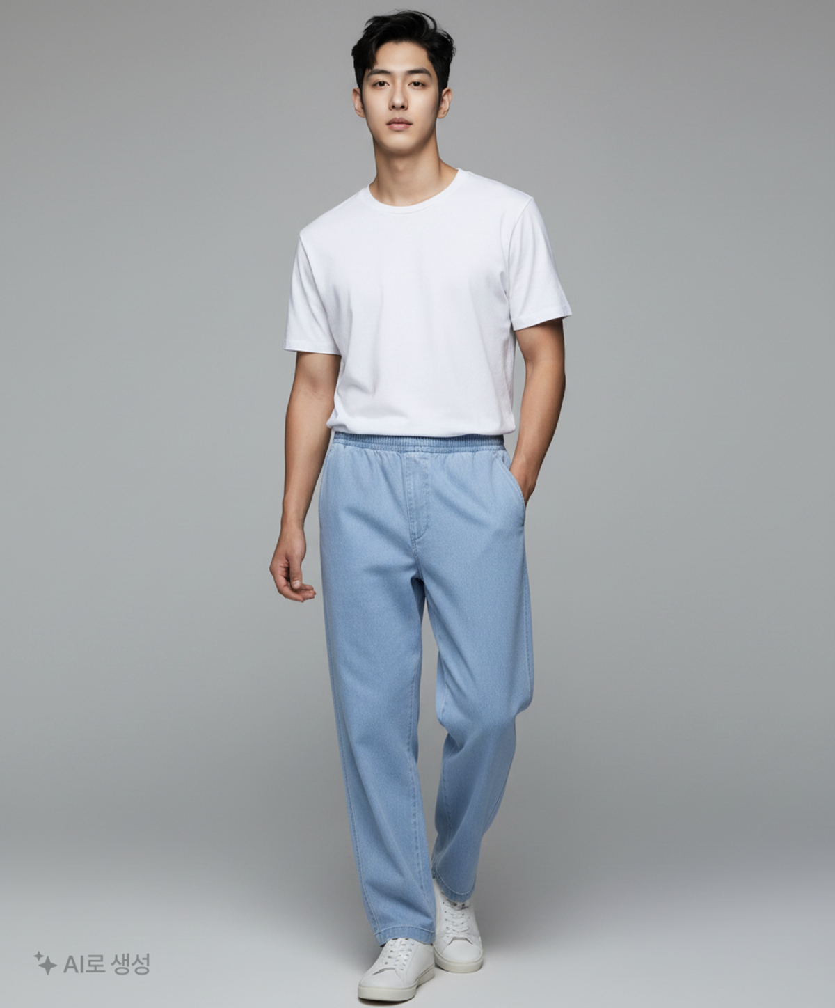유니클로(UNIQLO) 청/데님 팬츠 L