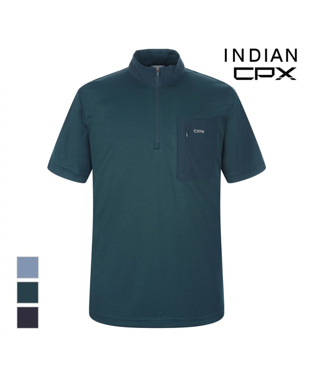 인디안(INDIAN) CPX 하프집업 티셔츠_M2OAS6M3101