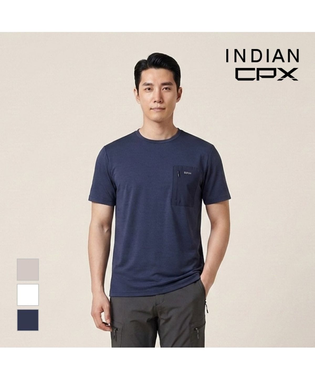 인디안(INDIAN) CPX 라운드 티셔츠_M2OAS6M3201