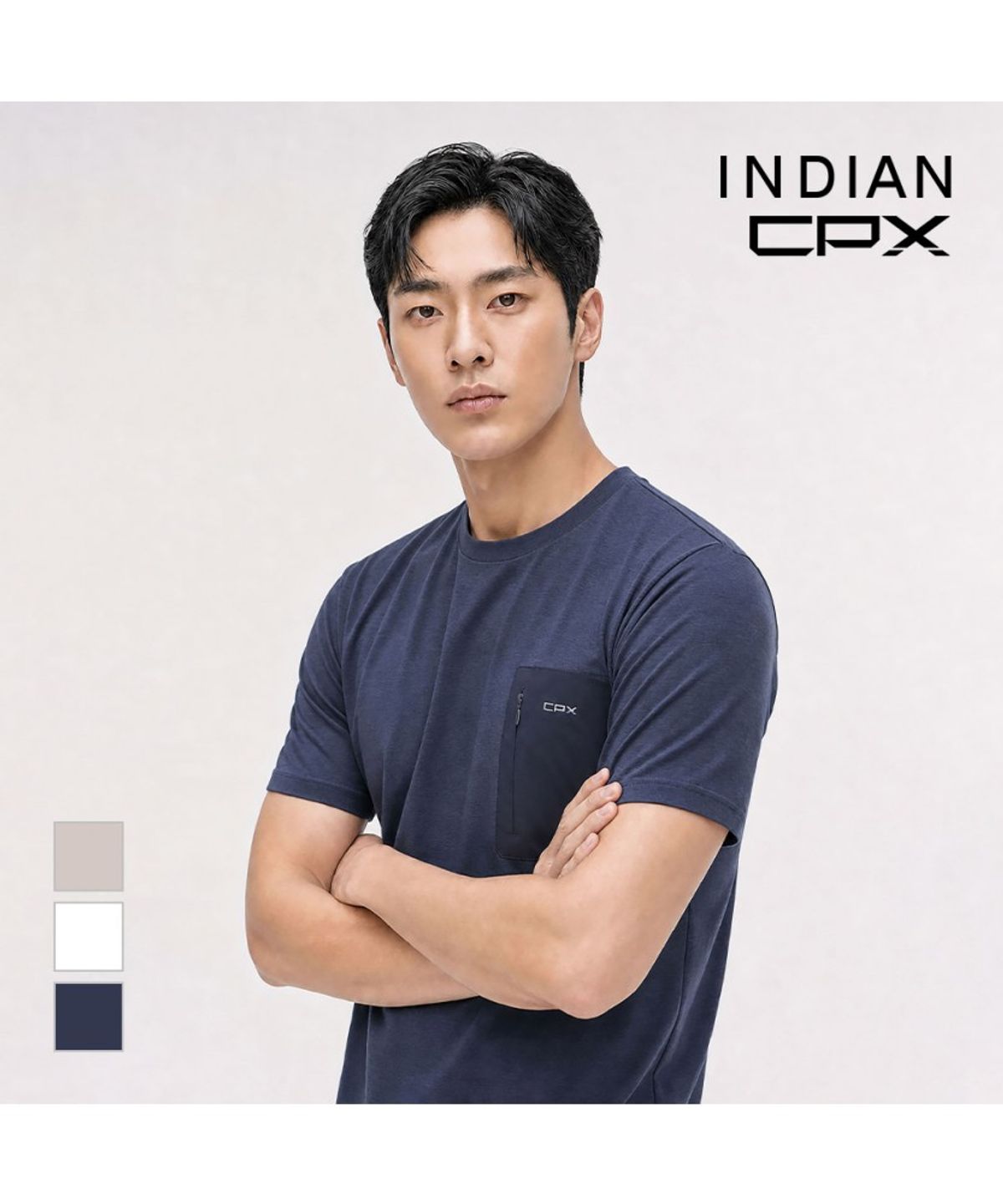 인디안(INDIAN) CPX 라운드 티셔츠_M2OAS6M3201
