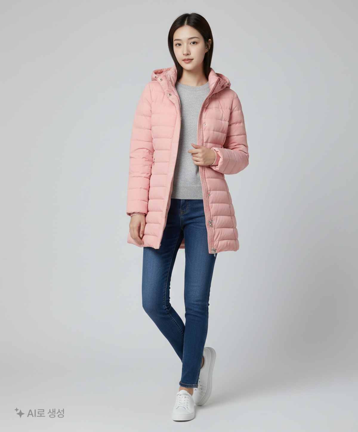 케이스위스(K-SWISS) 하프 패딩/하프 헤비 아우터 M