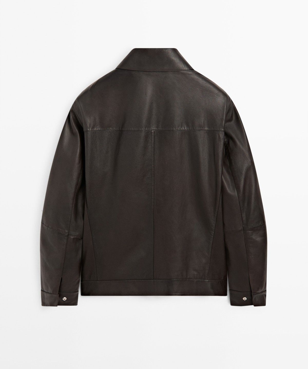 마시모두띠(MASSIMO DUTTI) 포켓 디테일 나파 레더 자켓