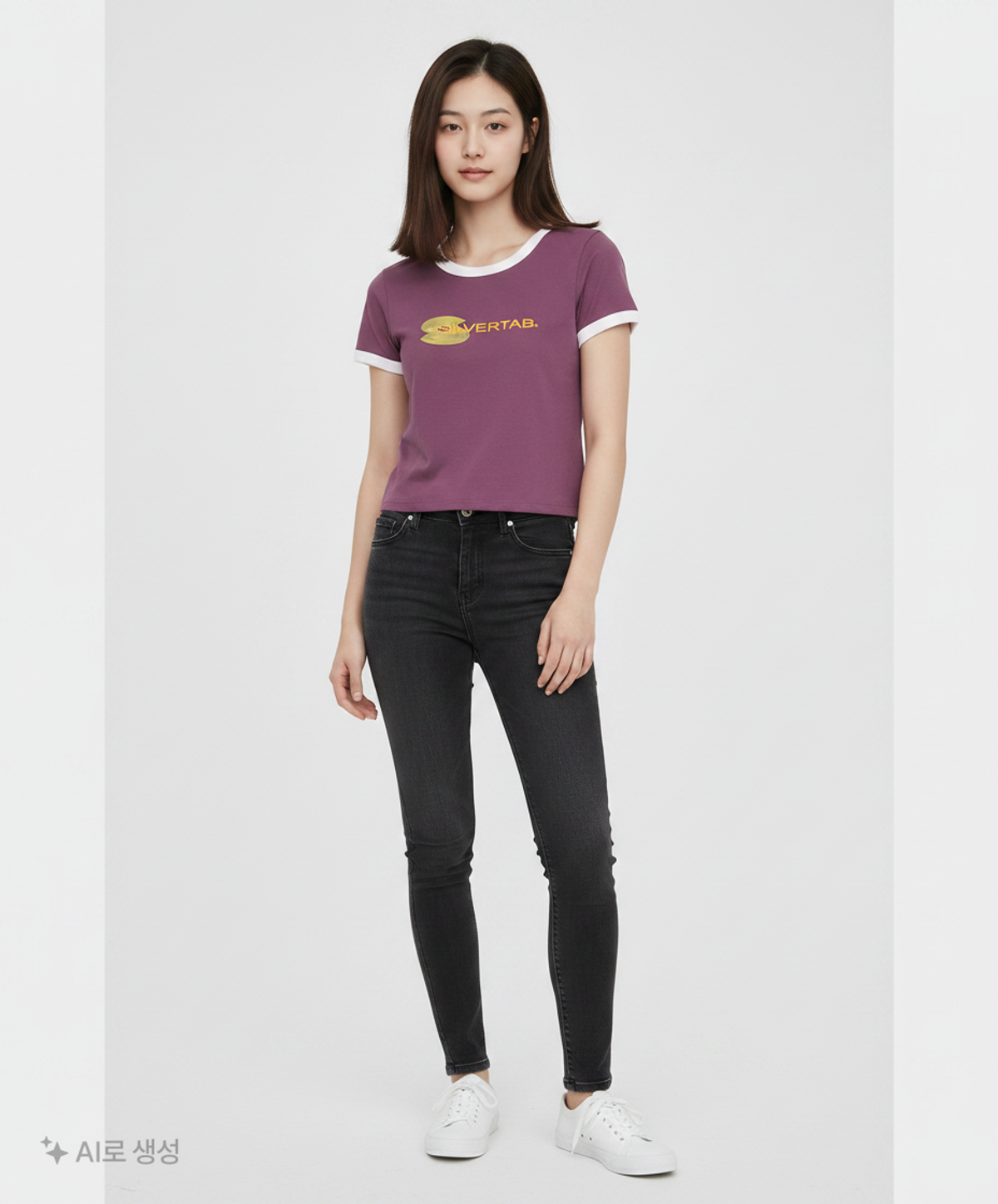 리바이스(LEVI'S) SILVER TAB 그래픽 링거 미니 티셔츠_A3523-0031 XS