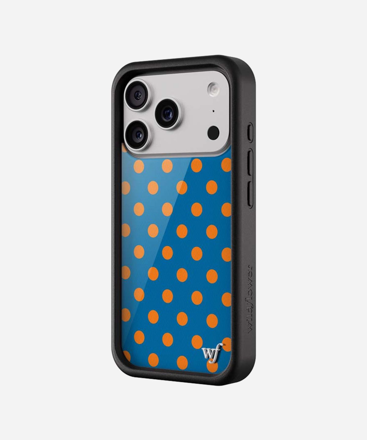 와일드플라워케이스(WILDFLOWERCASE) Polka Dots Blue and Orange 아이폰 케이스