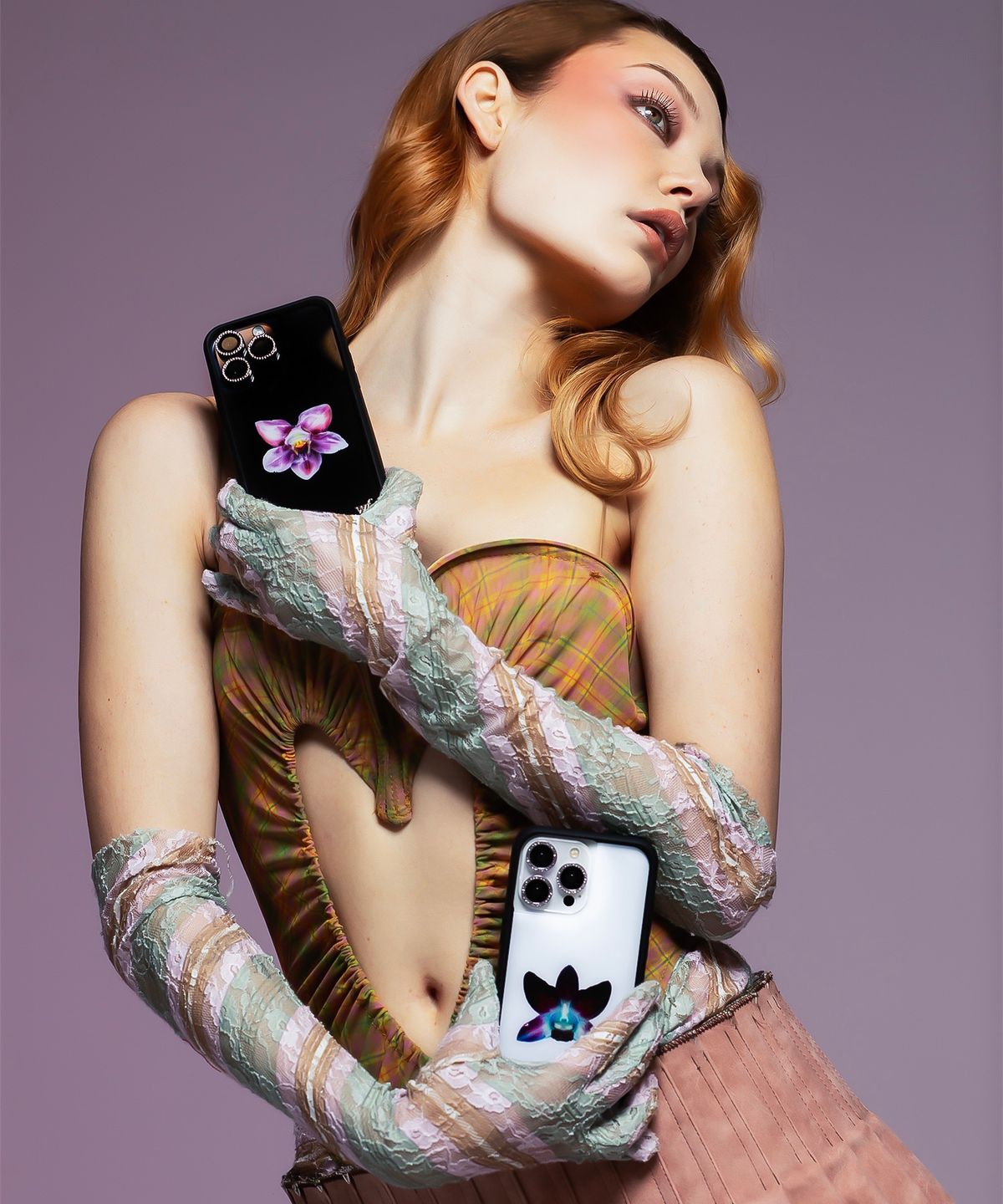 와일드플라워케이스(WILDFLOWERCASE) White Orchid 아이폰 케이스