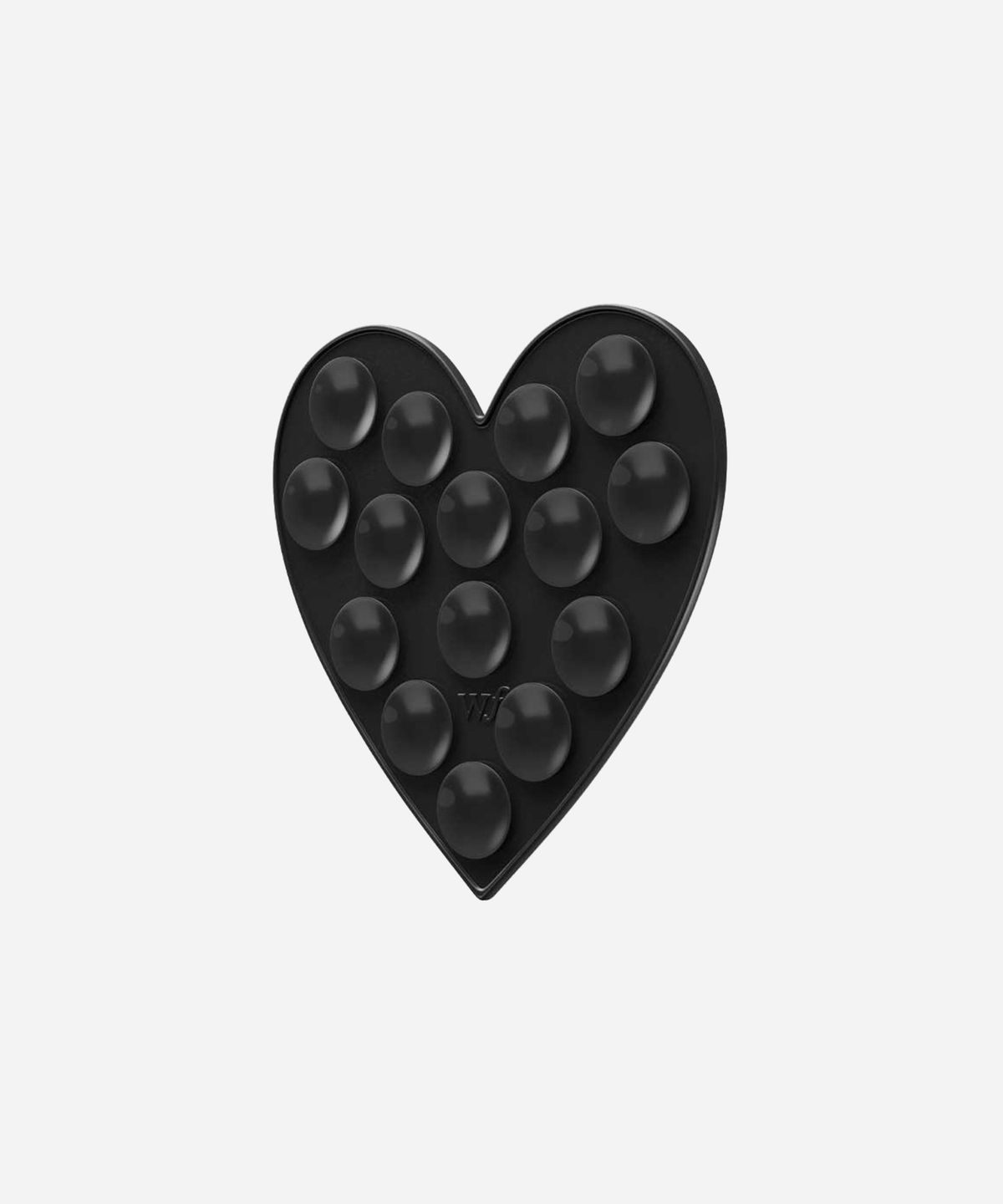 와일드플라워케이스(WILDFLOWERCASE) Black Heart Stickeez 실리콘 흡착 패드