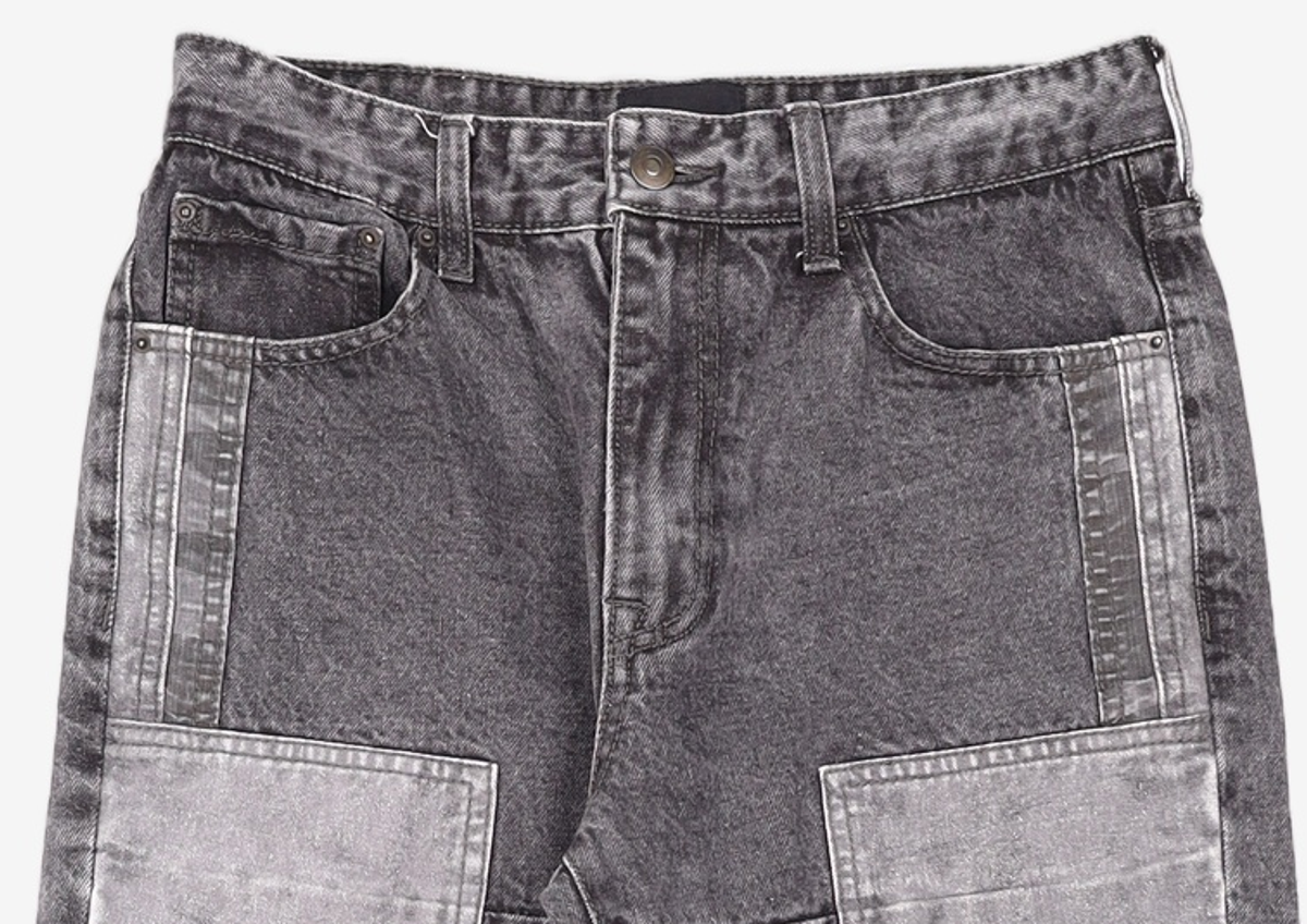 메종미네드(MAISON MINED) MOSAIC DENIM TROUSERS 48