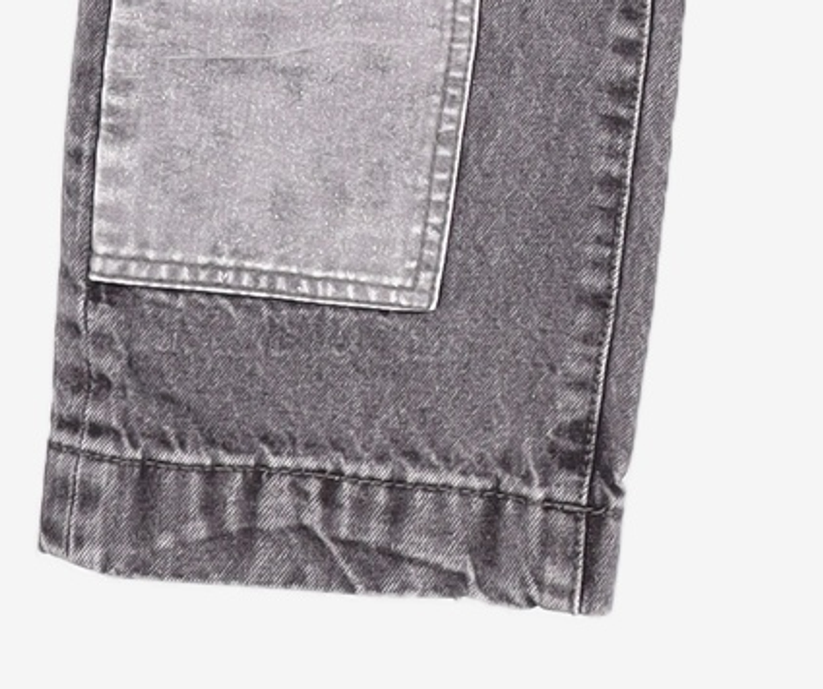 메종미네드(MAISON MINED) MOSAIC DENIM TROUSERS 48