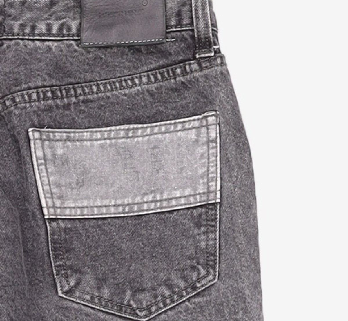 메종미네드(MAISON MINED) MOSAIC DENIM TROUSERS 48