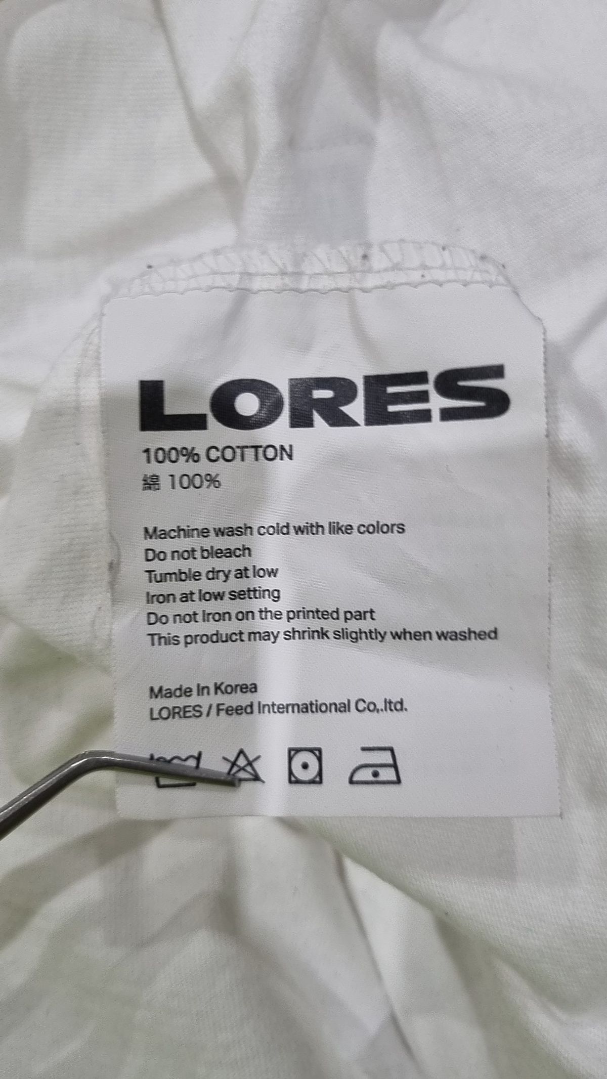 로어즈(LORES) 반소매 티셔츠 L