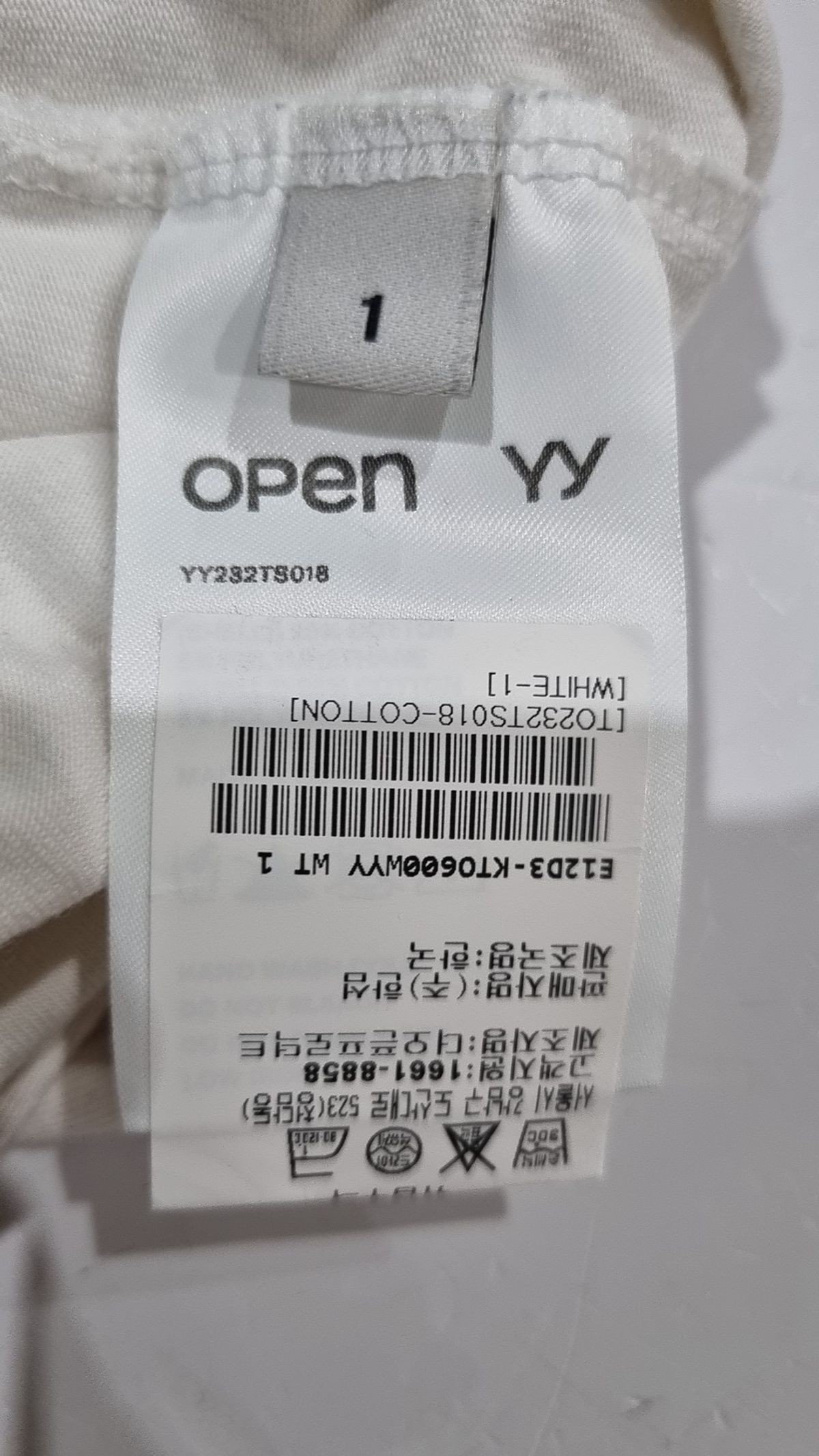 오픈 와이와이(OPEN YY) 반소매 티셔츠 1