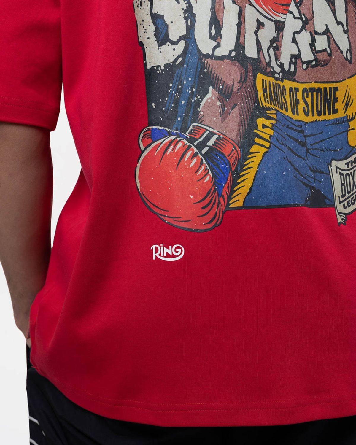 복스로(BOXRAW) 링 x 복스로 로베르토 두란 오버사이즈 티셔츠  RING-RD-TS