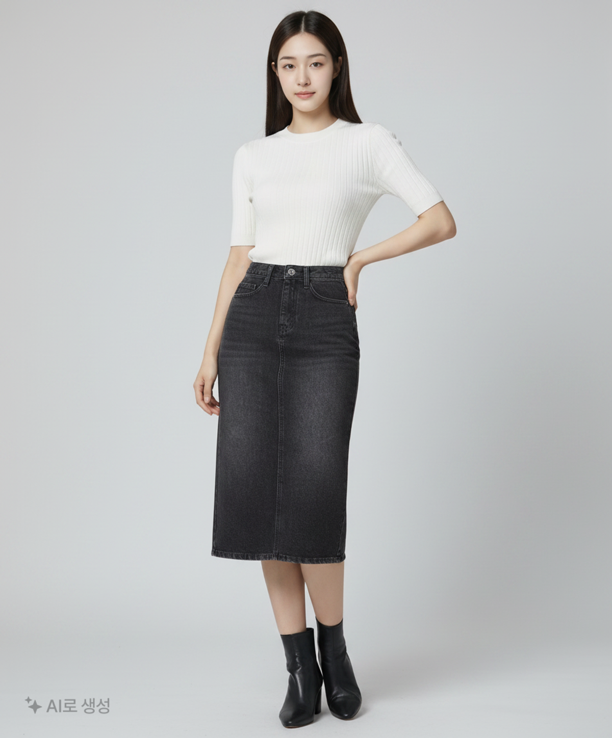 노이아고(NOIAGO) 롱스커트 S