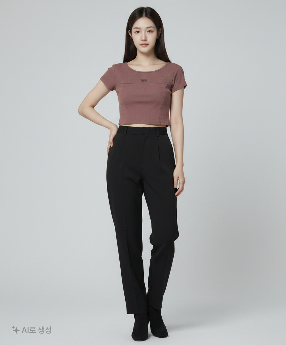 마리떼 프랑소와 저버(MARITHÉ + FRANҪOIS GIRBAUD) W BOAT NECK HALF SLEEVE TEE brown 80