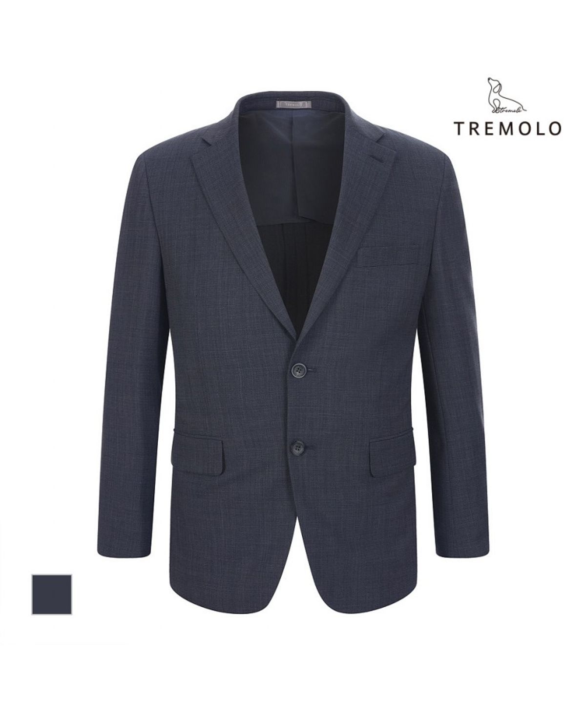 트레몰로(TREMOLO) 마이크로 그레이블루 정장자켓_TGBGAYM3121
