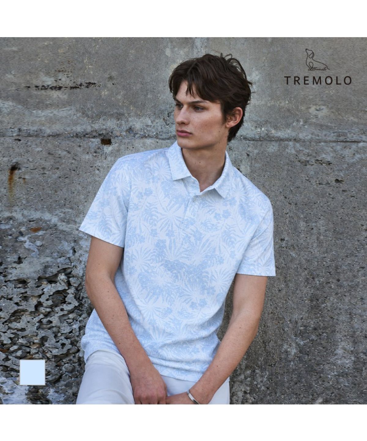 트레몰로(TREMOLO) Y에리 아로하 티셔츠_TRNAS4M3241