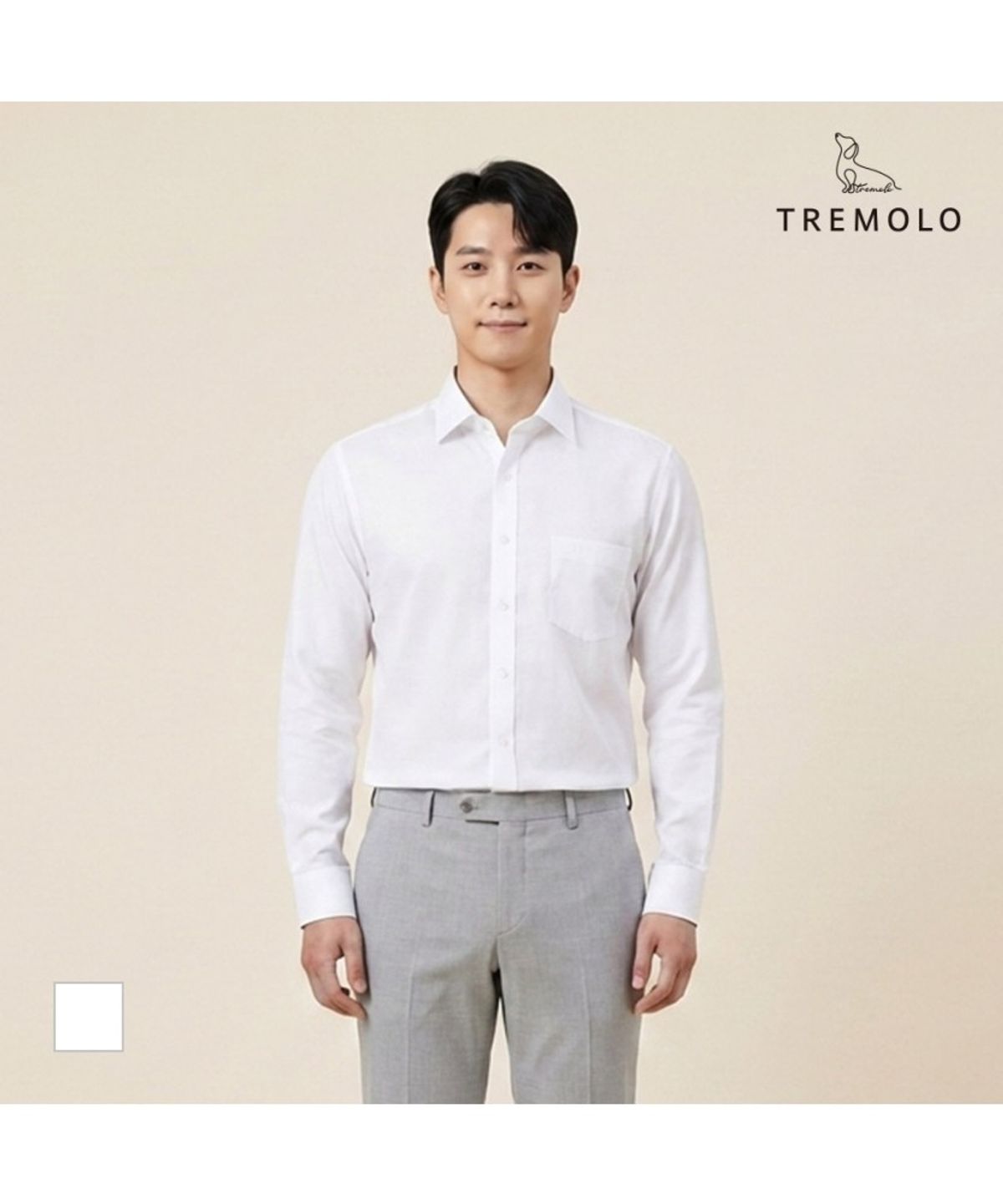 트레몰로(TREMOLO) 솔리드 D셔츠_TGBTL4Y3101