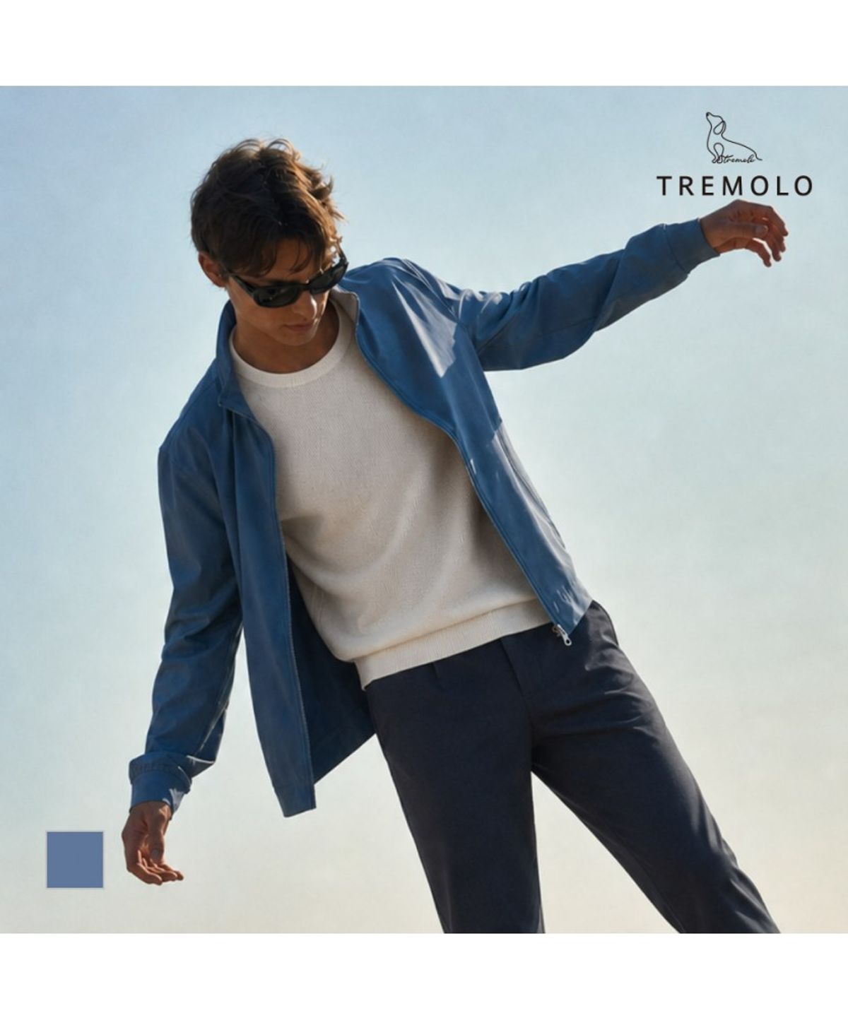 트레몰로(TREMOLO) 경량나일론스판 점퍼_TRBCL4Y2511