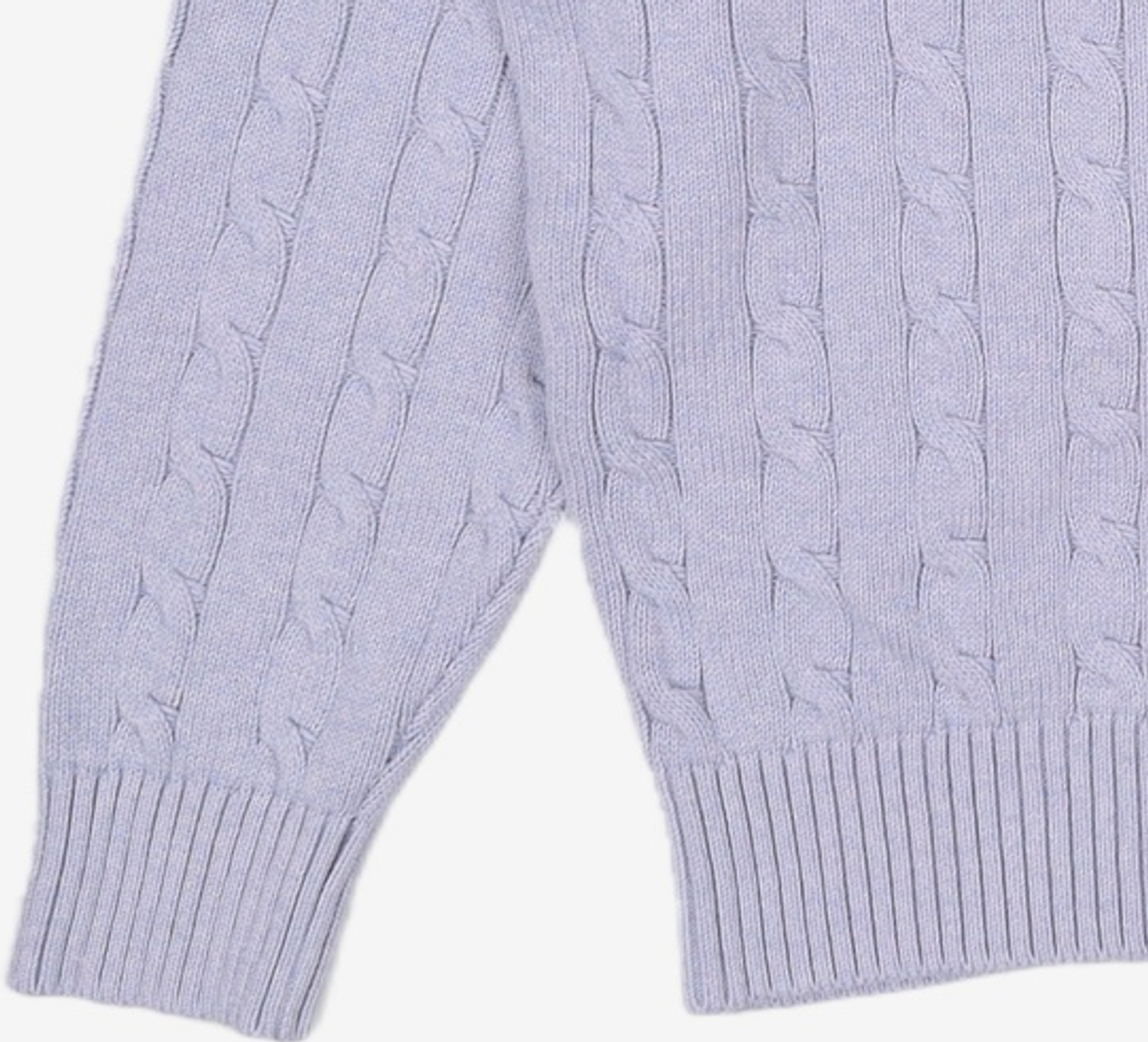 세컨모놀로그(SECONDMONO) Heavyweight Cable Half Zip Knit [SKYBLUE]_COOSKT042SKYBLUE L