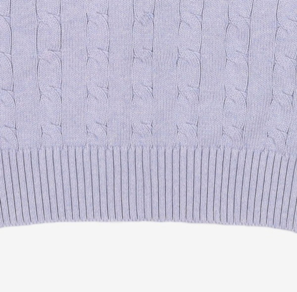 세컨모놀로그(SECONDMONO) Heavyweight Cable Half Zip Knit [SKYBLUE]_COOSKT042SKYBLUE L