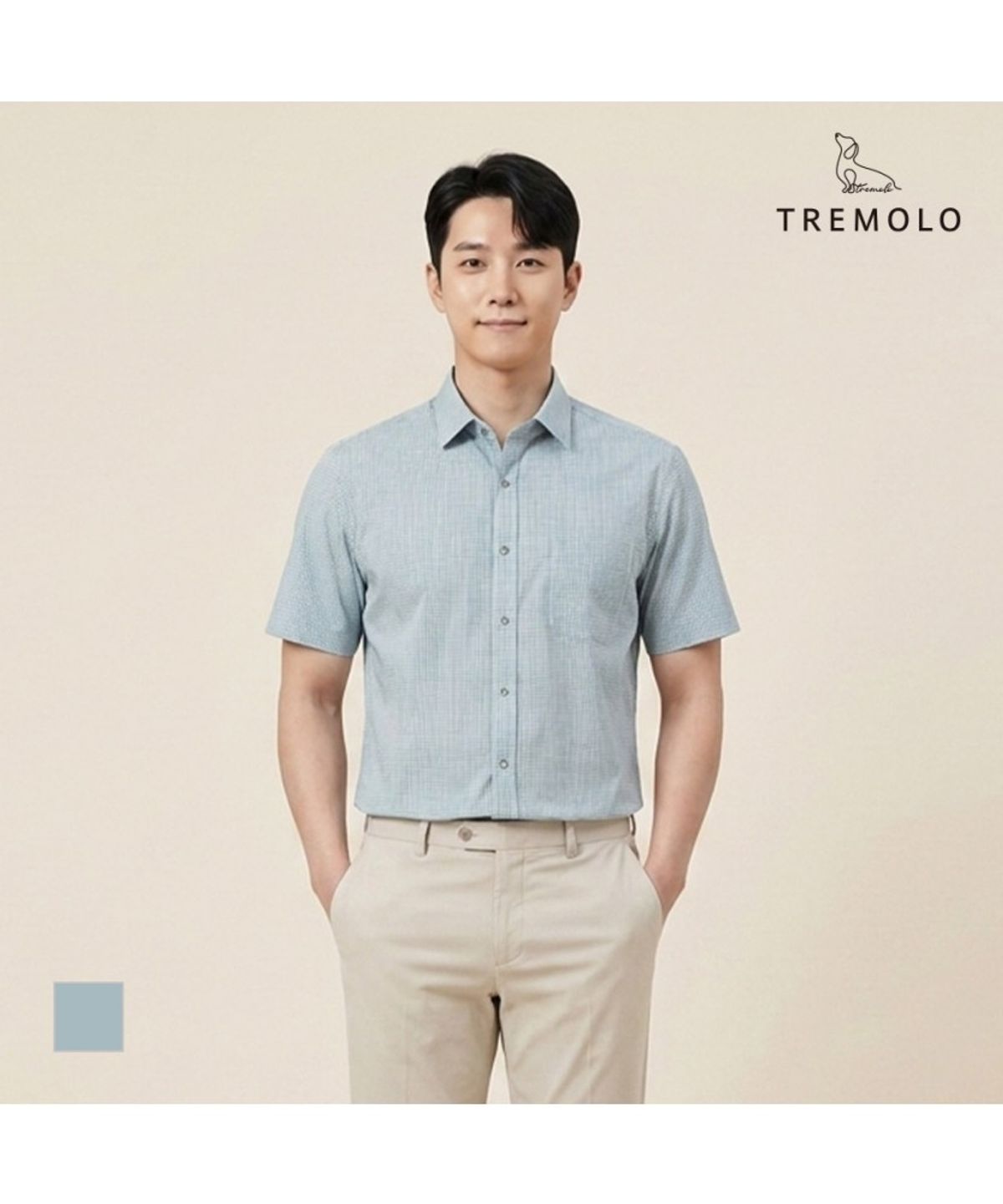 트레몰로(TREMOLO) 솔리드라이크 C셔츠_TRNNS4Y2131