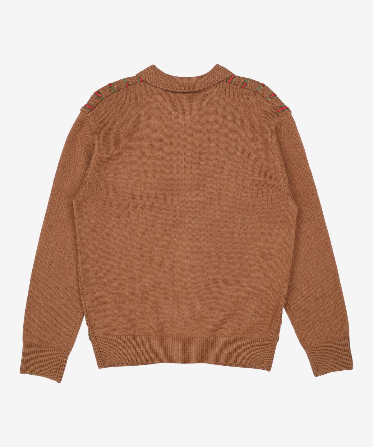 디스이즈네버댓(THISISNEVERTHAT) Chain Zip Up Polo Brown M
