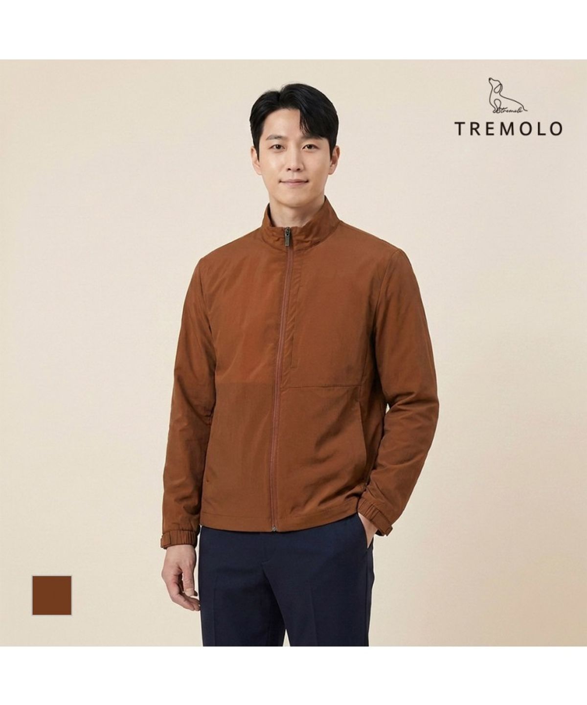 트레몰로(TREMOLO) 경량 나일론 스판 점퍼_TRBCL3Y3131