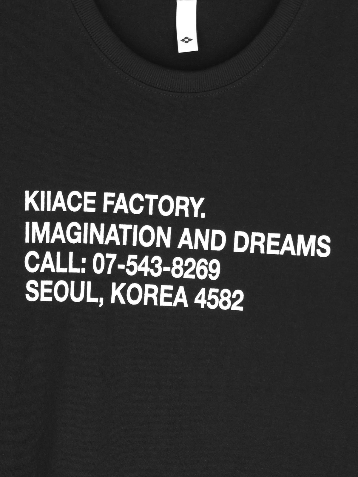 키아세(KIIACE) Factory Tee Black