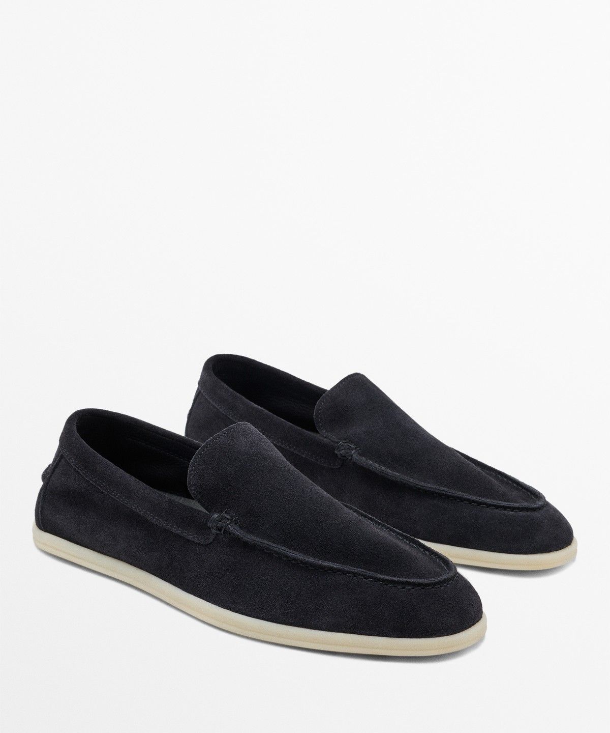 마시모두띠(MASSIMO DUTTI) 소프트 스플리트 스웨이드 레더 로퍼