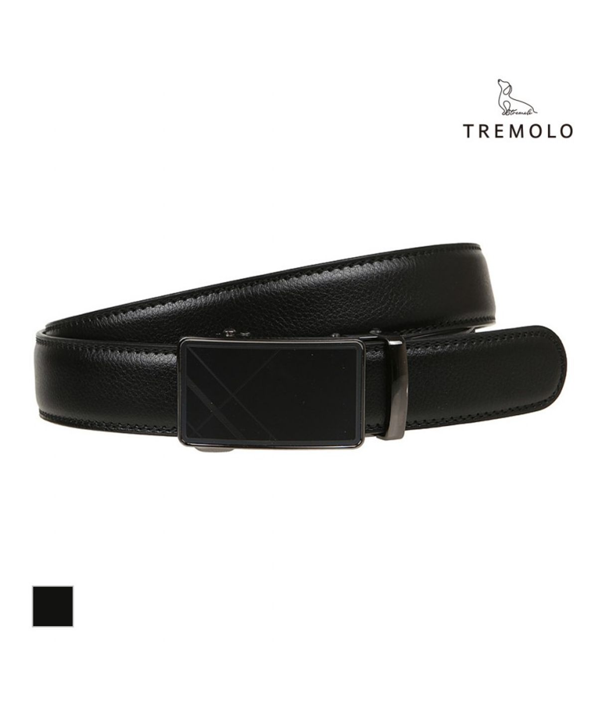 트레몰로(TREMOLO) 가죽 자동 벨트_TTHVA3Y1322