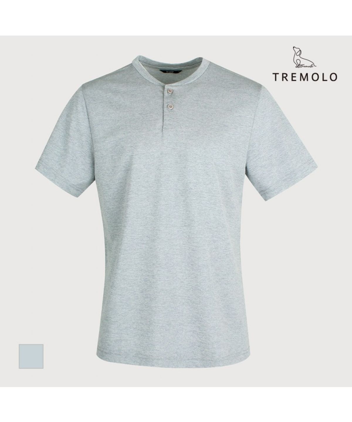 트레몰로(TREMOLO) 라운드 솔리드 티셔츠_TRBAS3Y2521