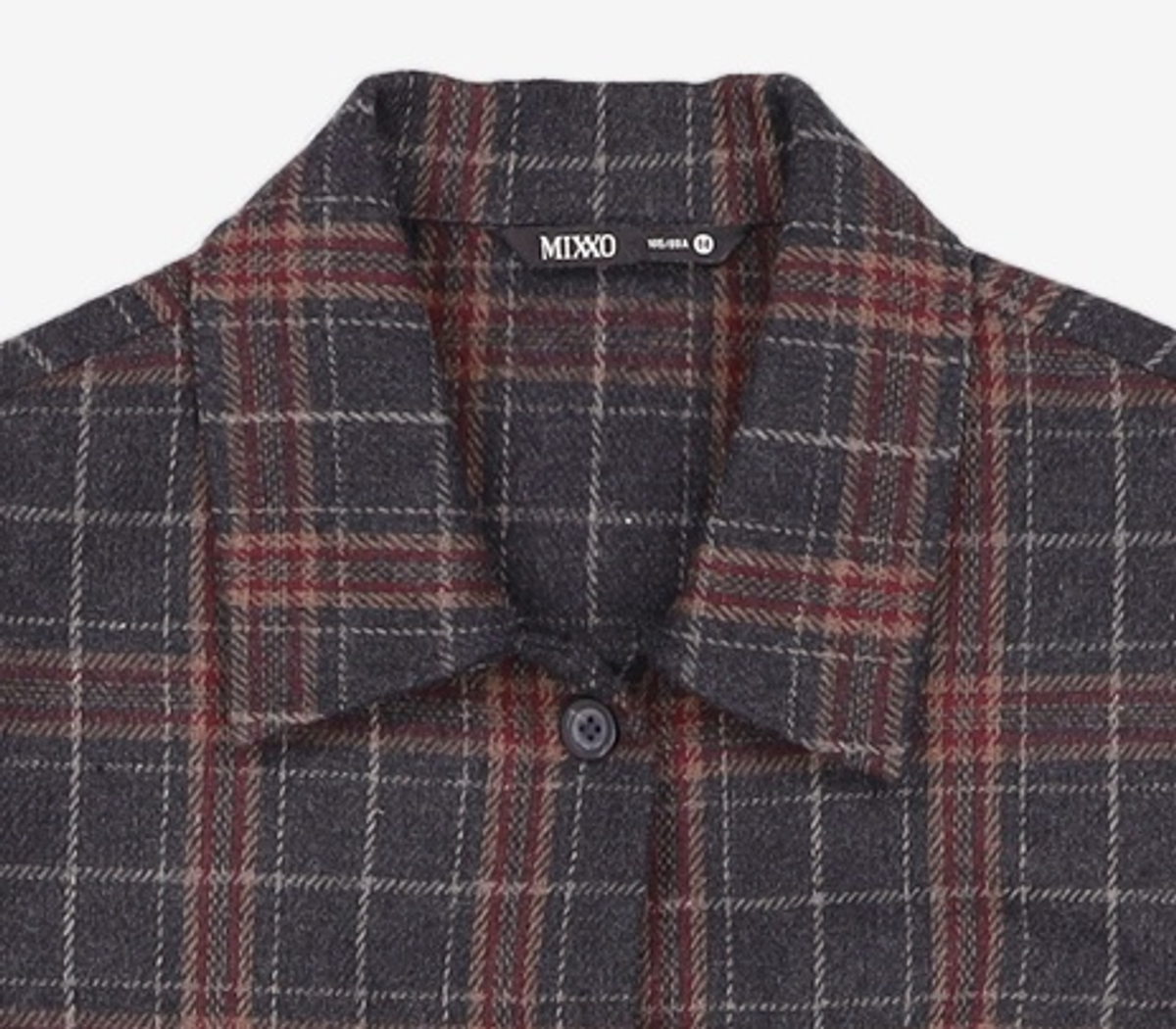 미쏘(MIXXO) 투포켓 자켓형 체크 셔츠 MIWYW8T71A M