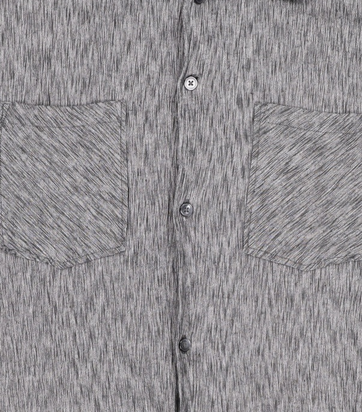 마틴플랜(MARTIN PLAN) Bias Stripe Half Shirts - GREY