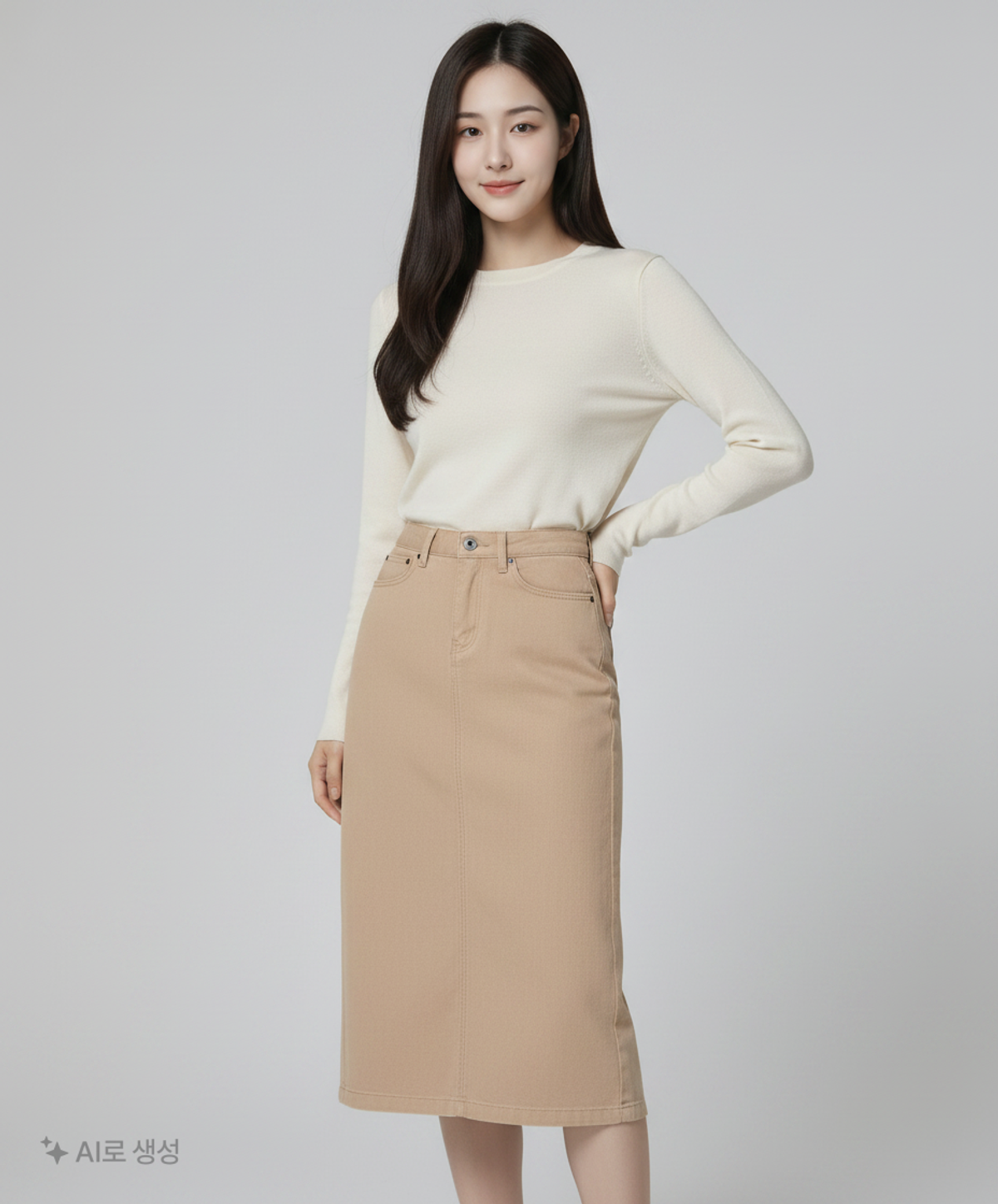 밀리언코르(MILLIONCOR) 롱스커트 M