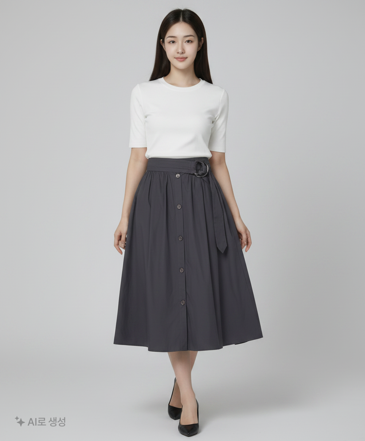 자라 베이직(ZARA BASIC) 롱스커트 S