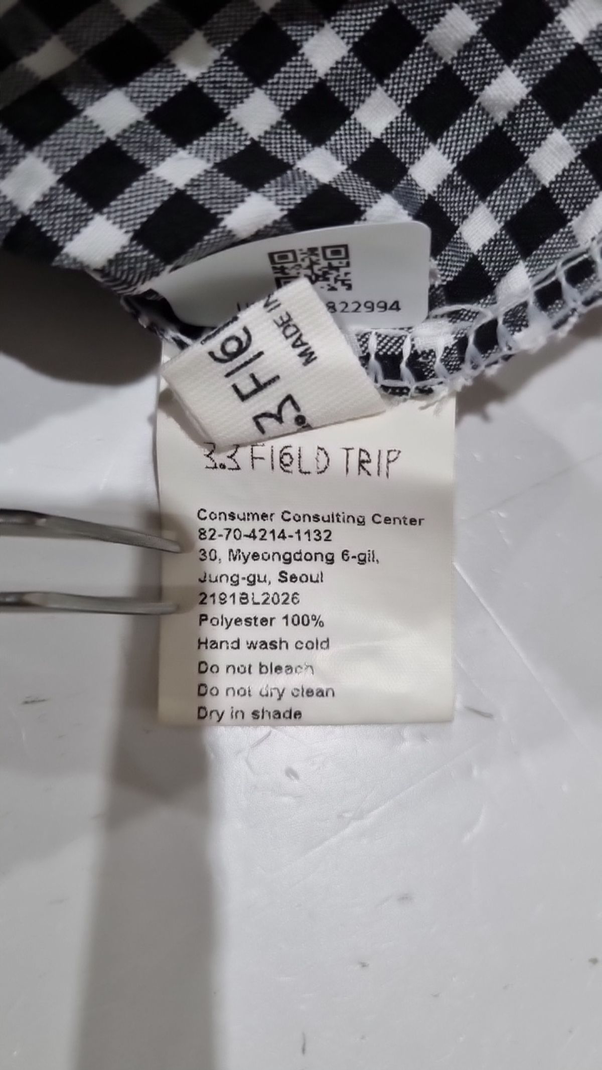 3.3 필드트립(3.3 FIELD TRIP) 블라우스