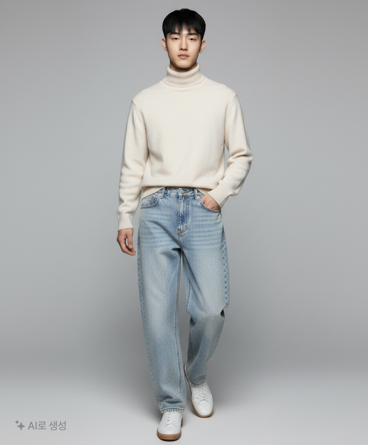 스웨이드(SUADE) 청/데님 팬츠 S