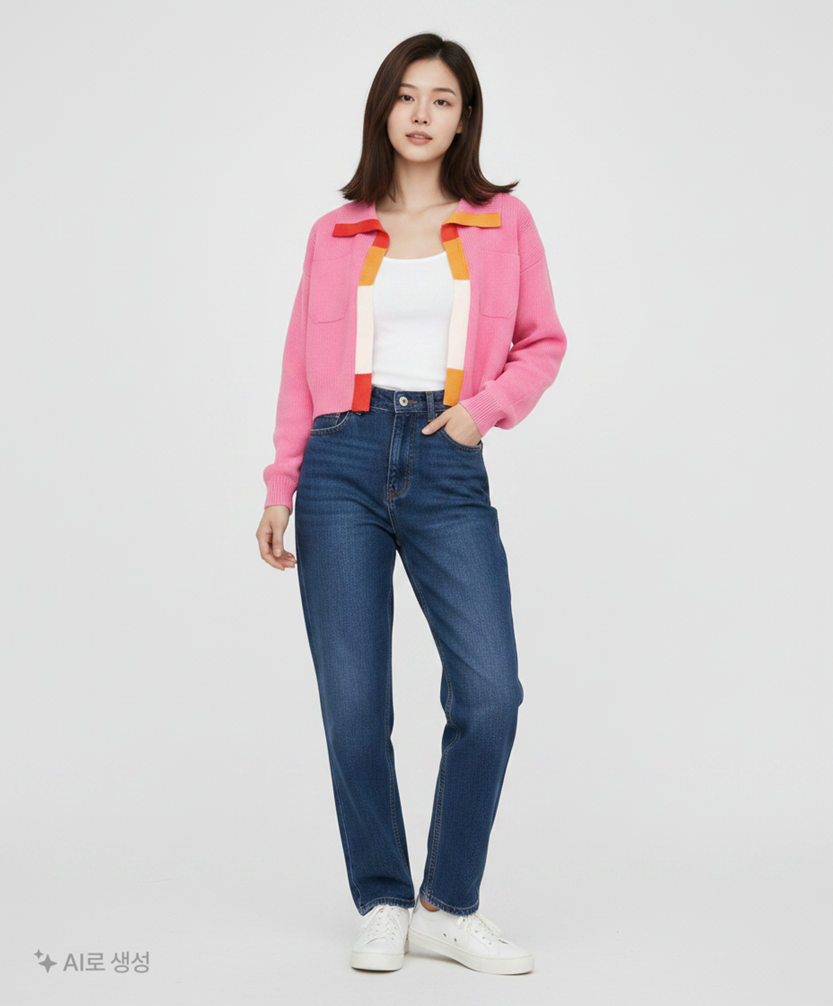 럭키슈에뜨(LUCKY CHOUETTE) 카디건 FREE