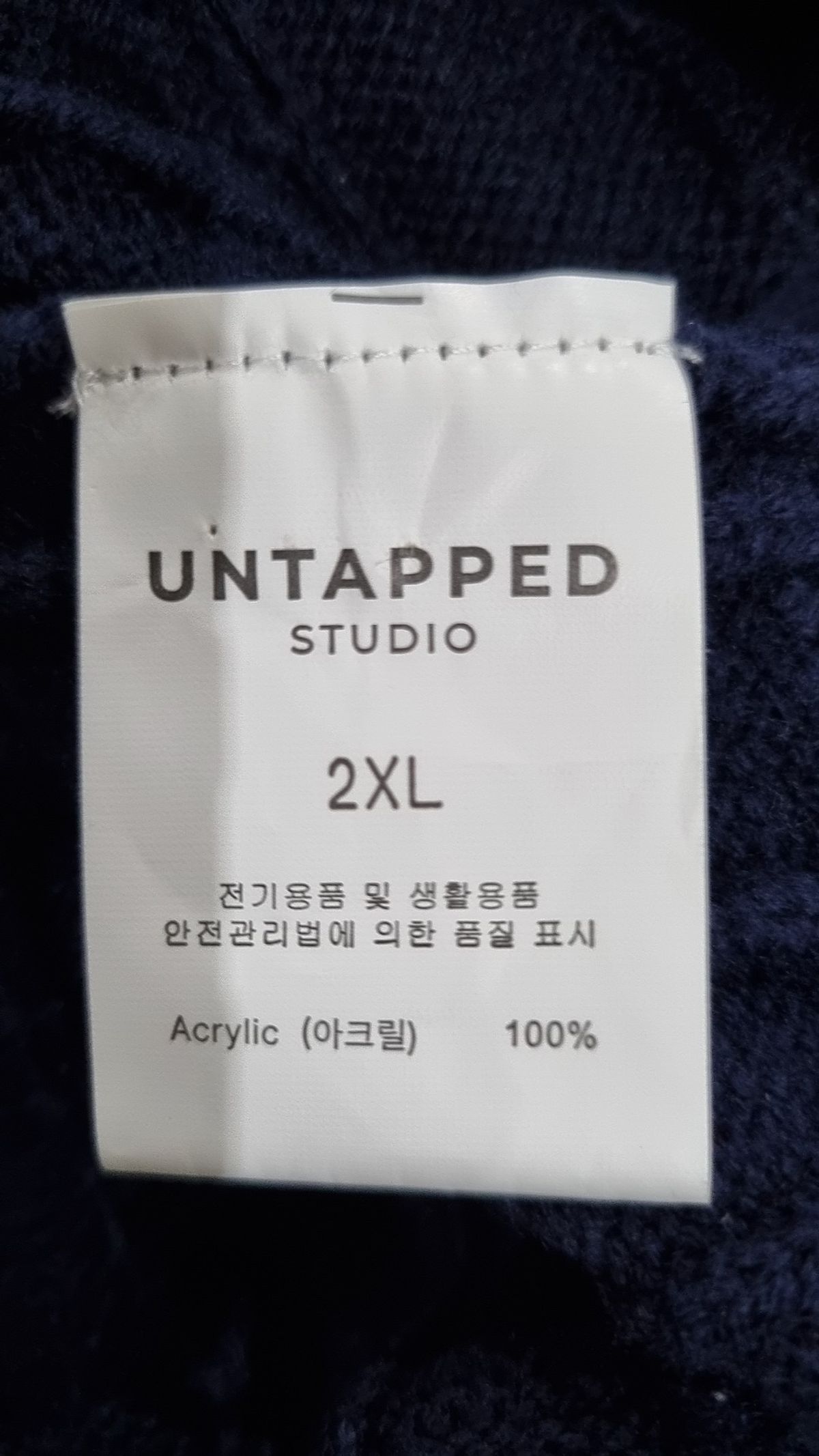 언탭트 스튜디오(UNTAPPED STUDIO) 니트/스웨터 XXL