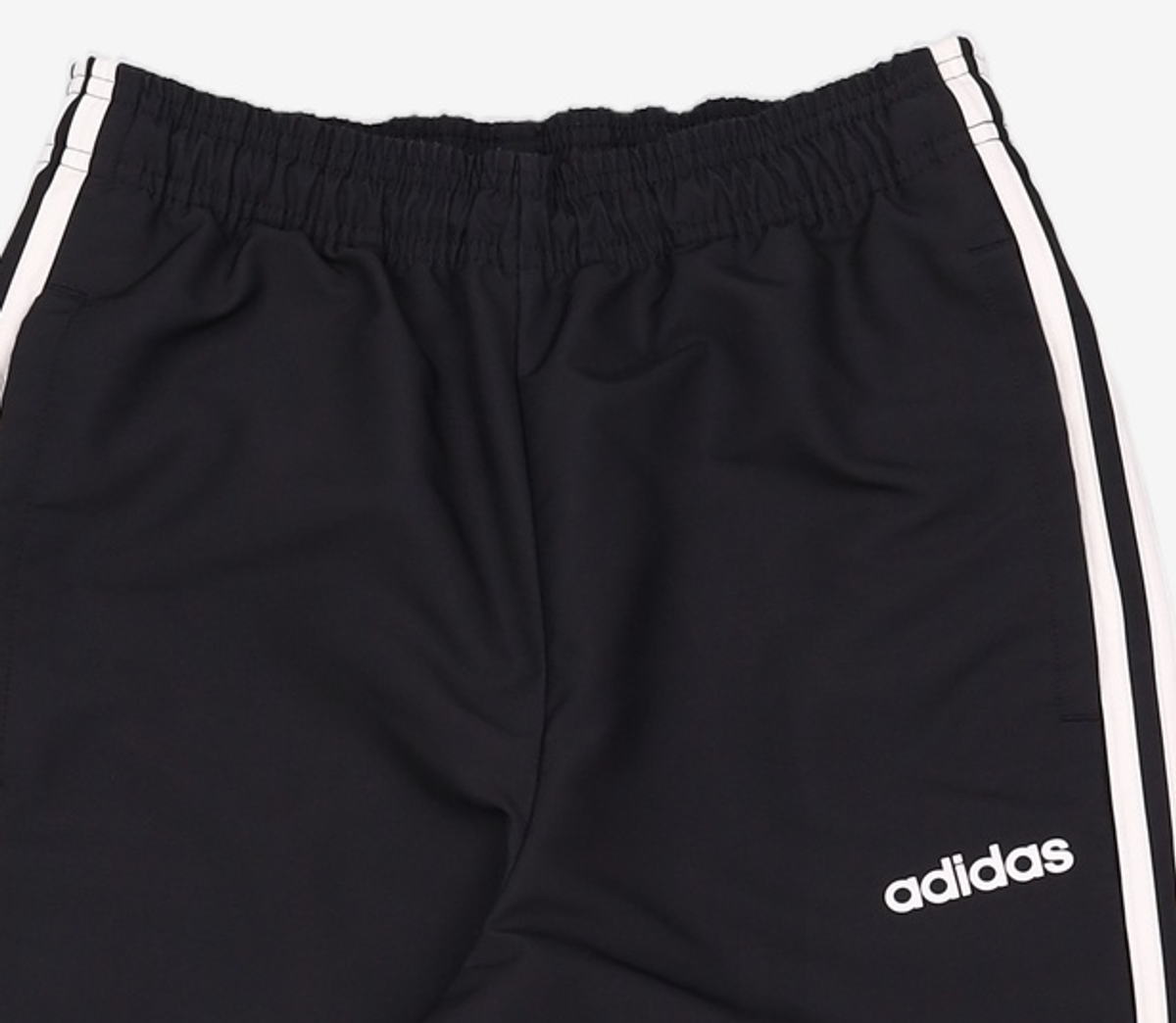 아디다스(ADIDAS) 에센셜 3S 윈드 팬츠 - 블랙:화이트 / DQ3100 S