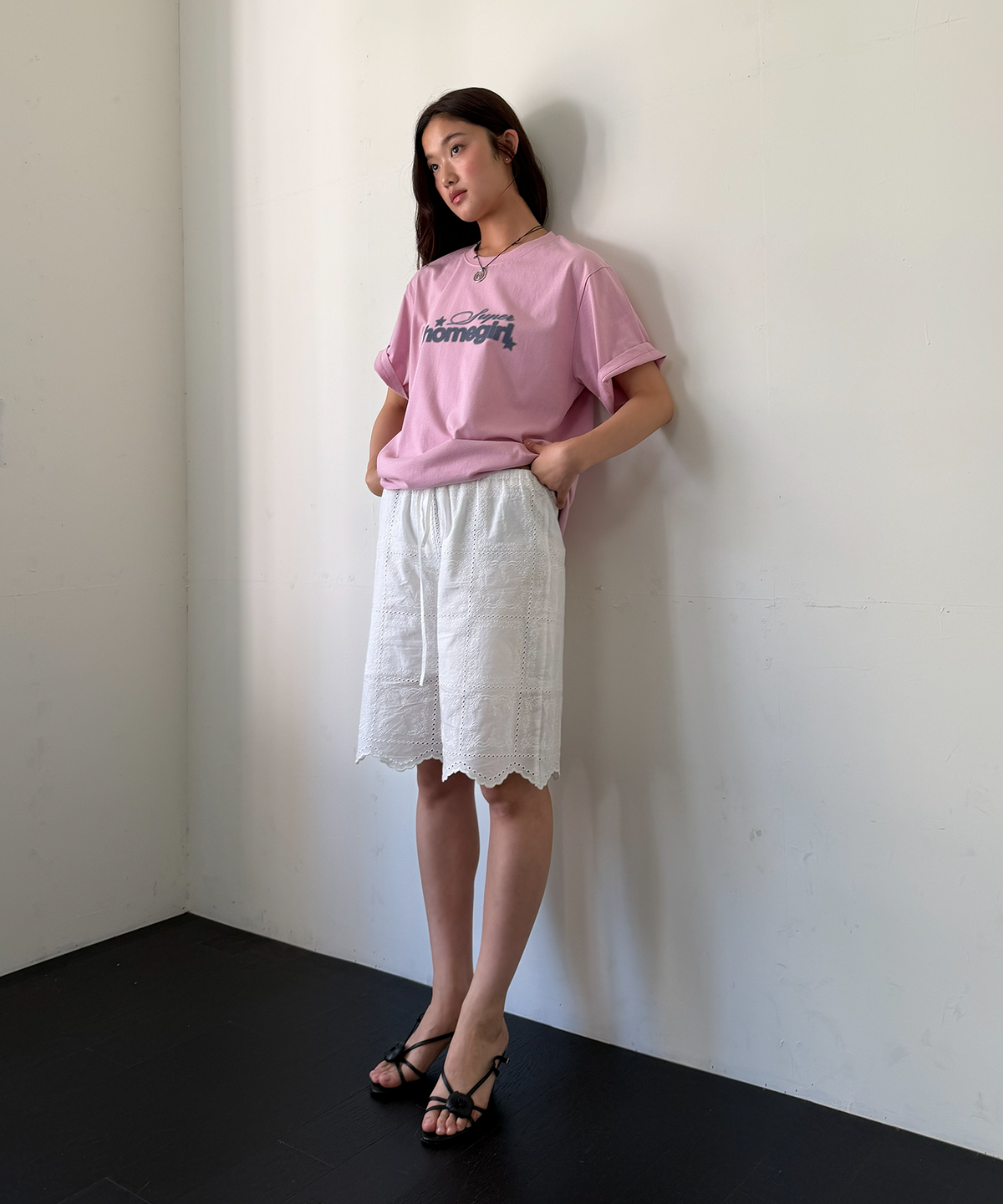 홈바디띵즈(HOMEBODY THINGS) Scallop Burmuda Pants