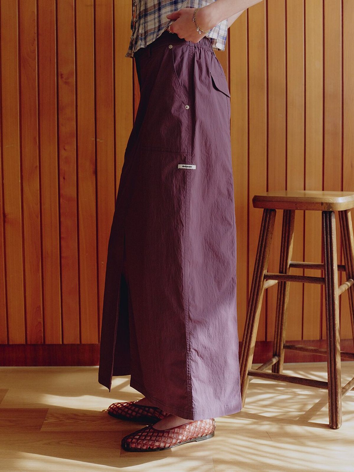 뮈뮈에르(MUEMUER) Casual Banding Long Skirt MU2635SK310M