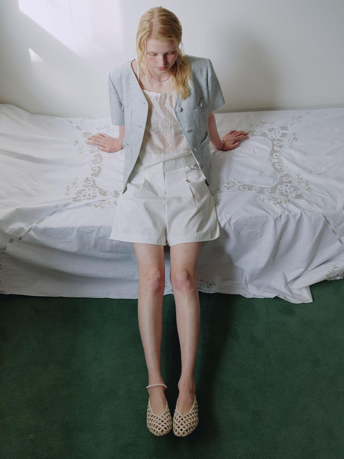 뮈뮈에르(MUEMUER) Culotte Short Pants MU2634PT304M_WHITE