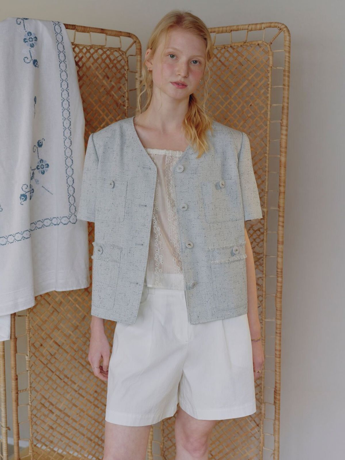 뮈뮈에르(MUEMUER) Culotte Short Pants MU2634PT304M_WHITE