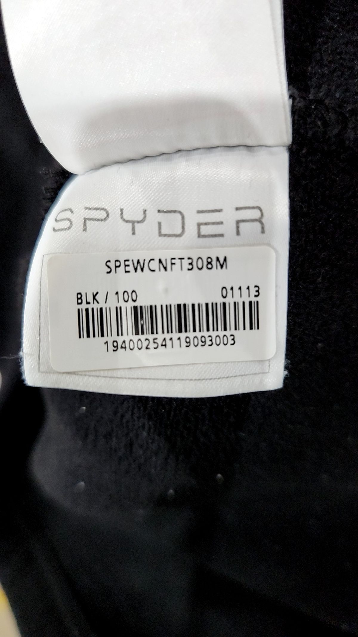 스파이더(SPYDER) 맨즈 윈터 이지 집업 SPEWCNFT308MBLK L