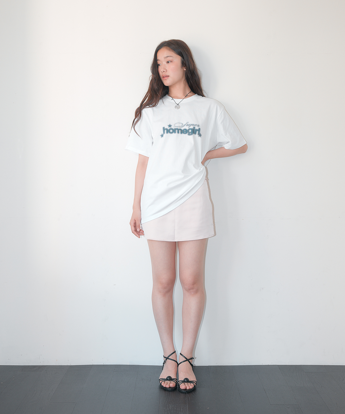 홈바디띵즈(HOMEBODY THINGS) Homegirl Graphic Tee (WHITE)