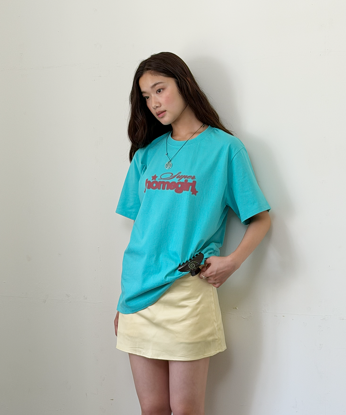 홈바디띵즈(HOMEBODY THINGS) Homegirl Graphic Tee (MINT)