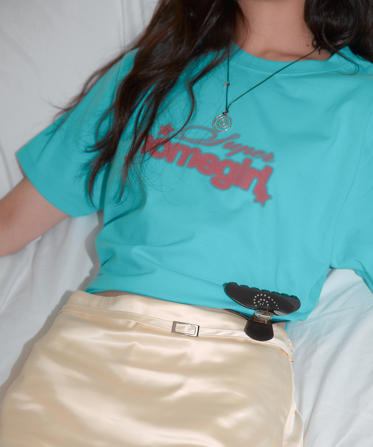 홈바디띵즈(HOMEBODY THINGS) Homegirl Graphic Tee (MINT)